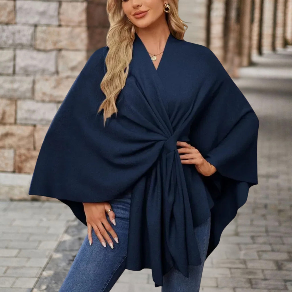 Poncho chic ed elegante per donna