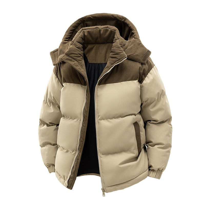 Piumino invernale premium da uomo - Cappotto caldo con cappuccio rimovibile