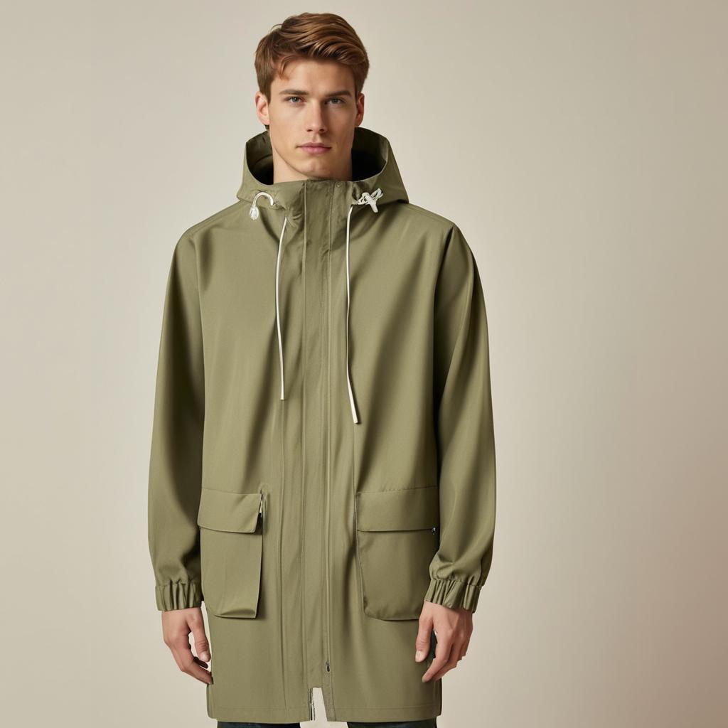 Cappotto invernale lungo classico Premium da uomo