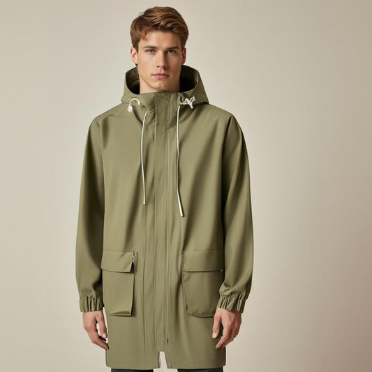Cappotto invernale lungo classico Premium da uomo