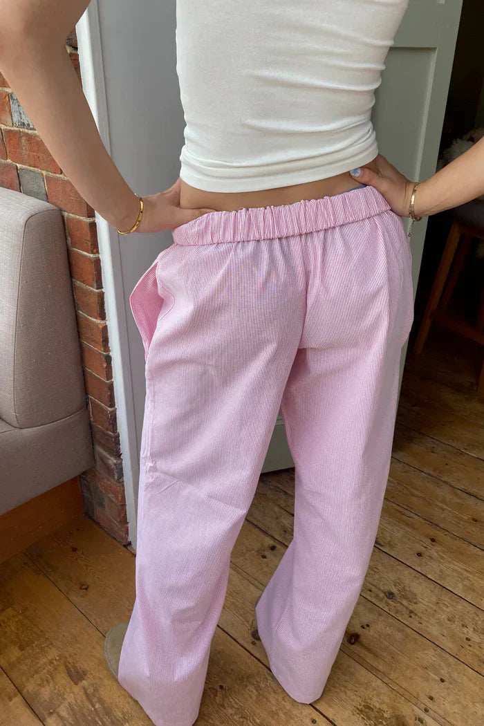 Pantaloni casual a righe | Cotone | Stile confortevole