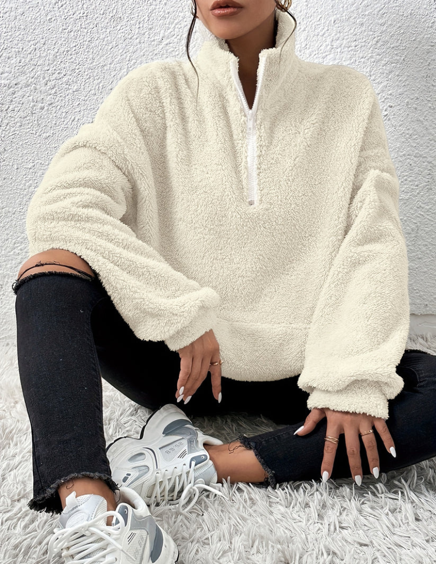 Maglione casual soffice da donna
