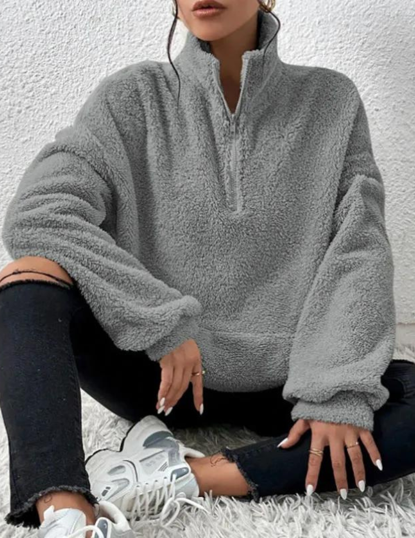Maglione casual soffice da donna