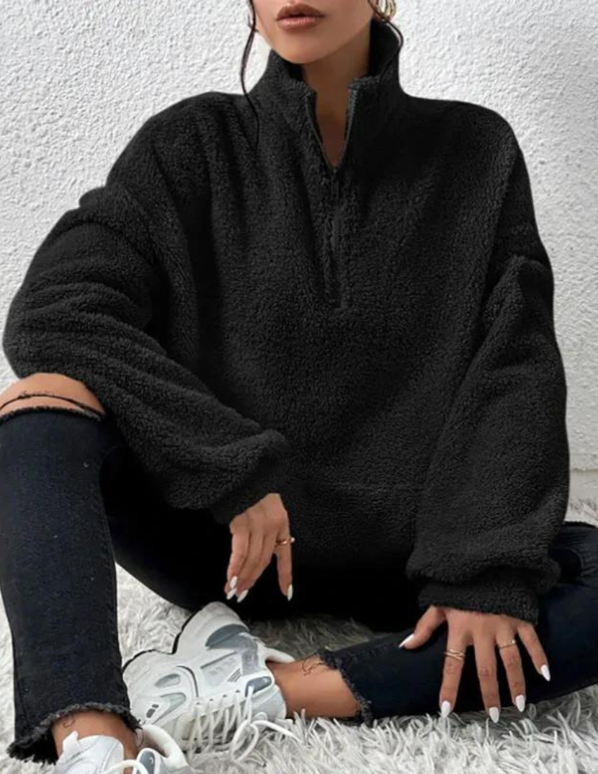 Maglione casual soffice da donna