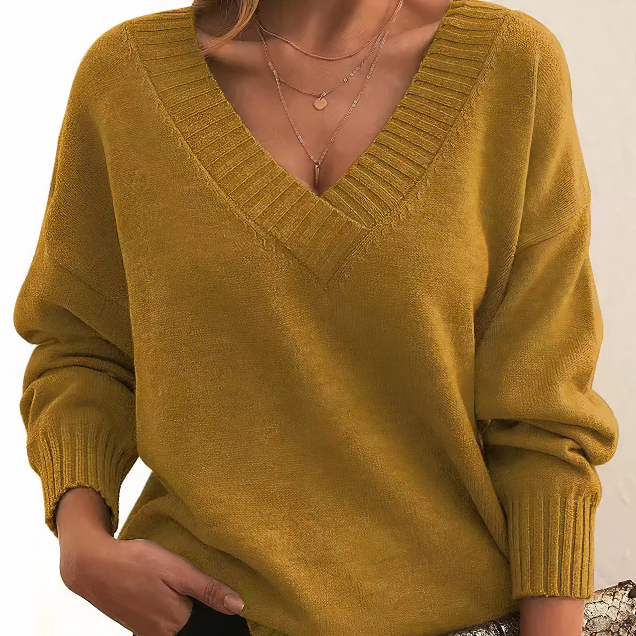 Maglione comodo alla moda da donna - Autunno