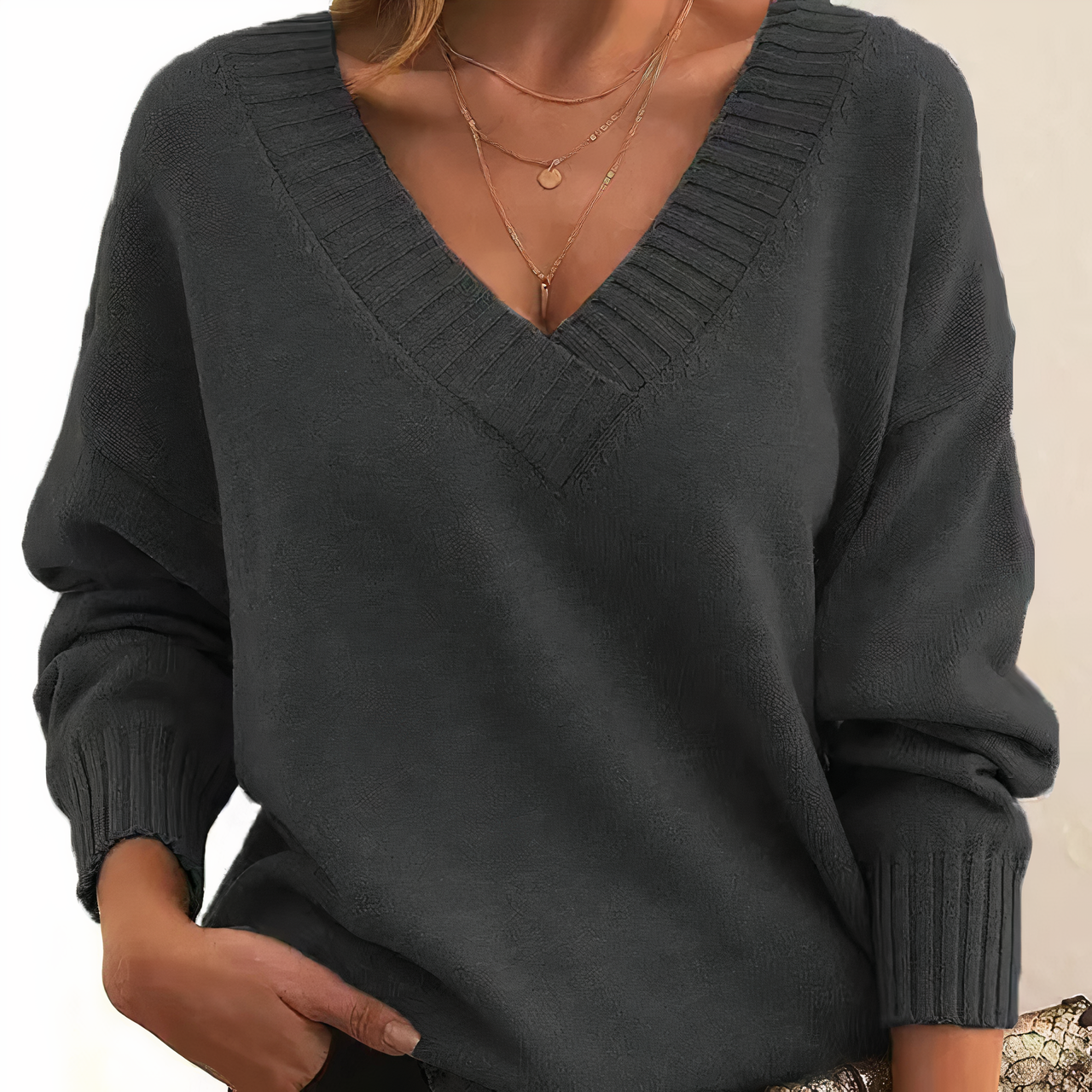 Maglione comodo alla moda da donna - Autunno