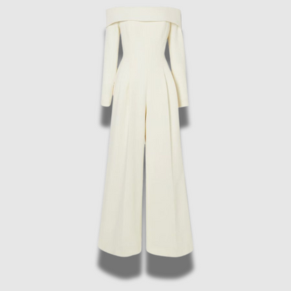 Tailleur donna classico e fluente a gamba larga