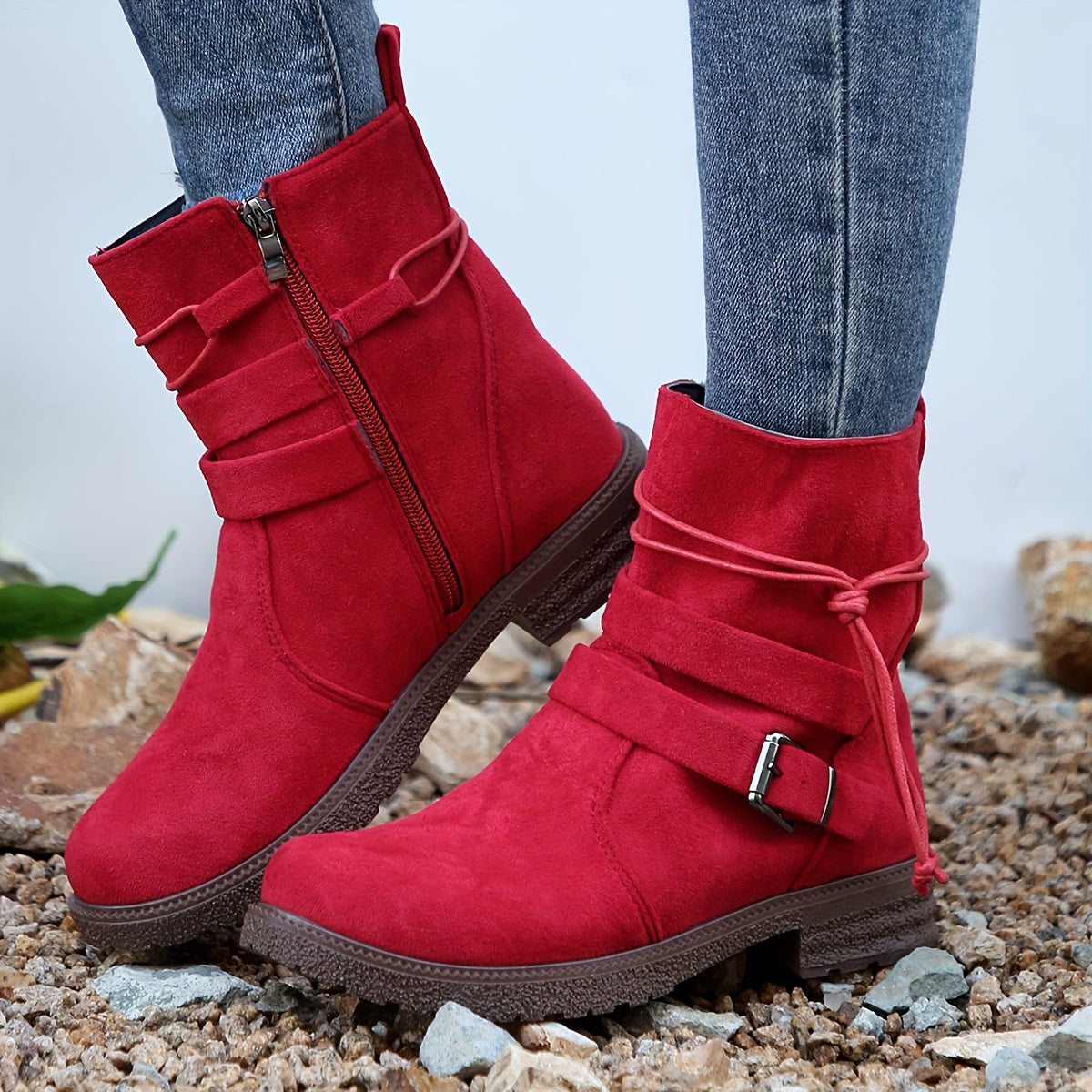 Comodi stivali da donna in pelle