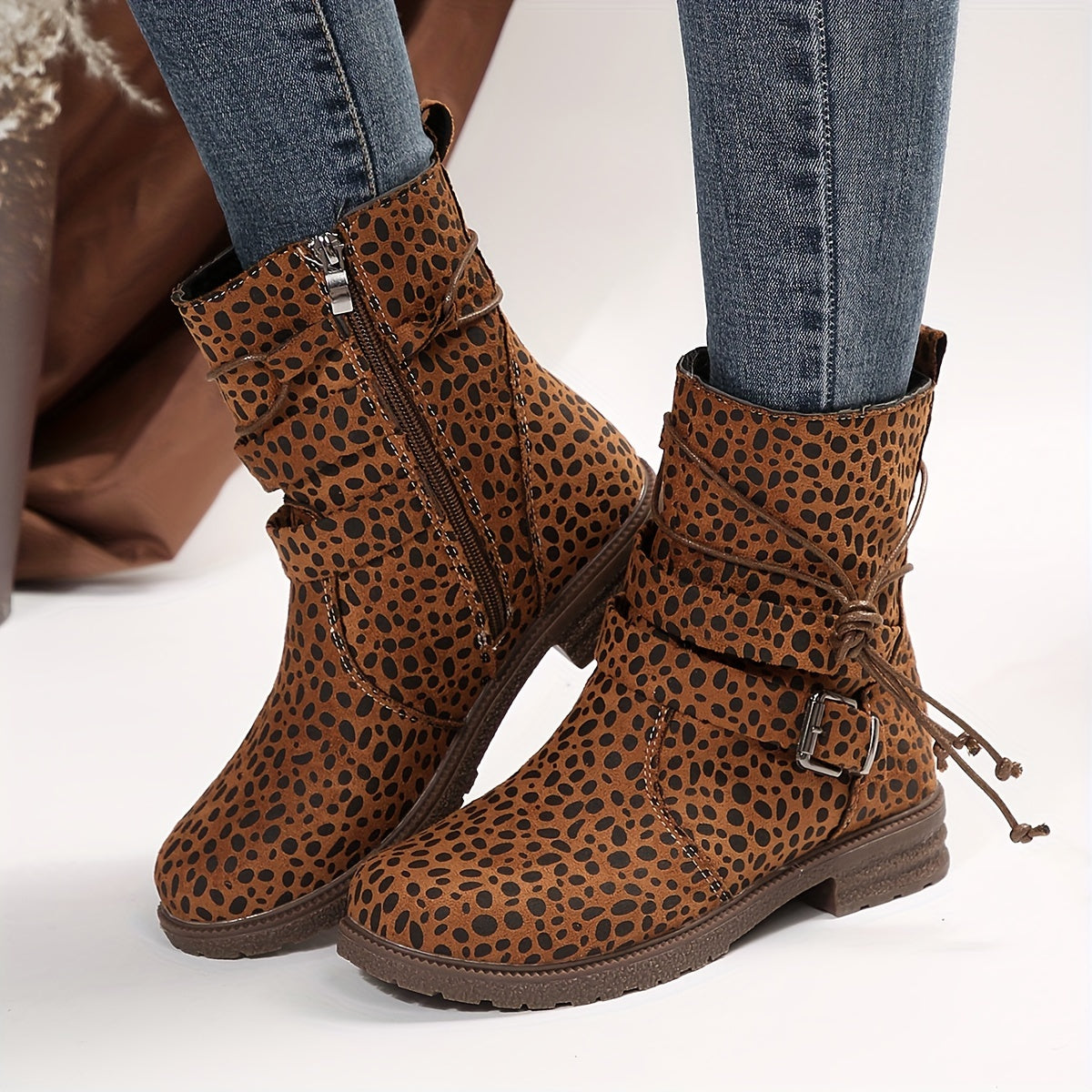 Comodi stivali da donna in pelle