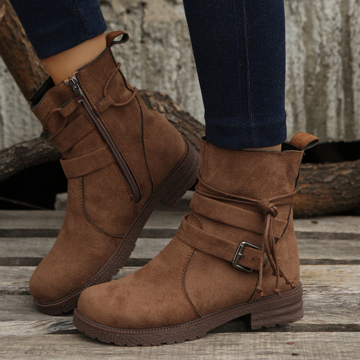 Comodi stivali da donna in pelle