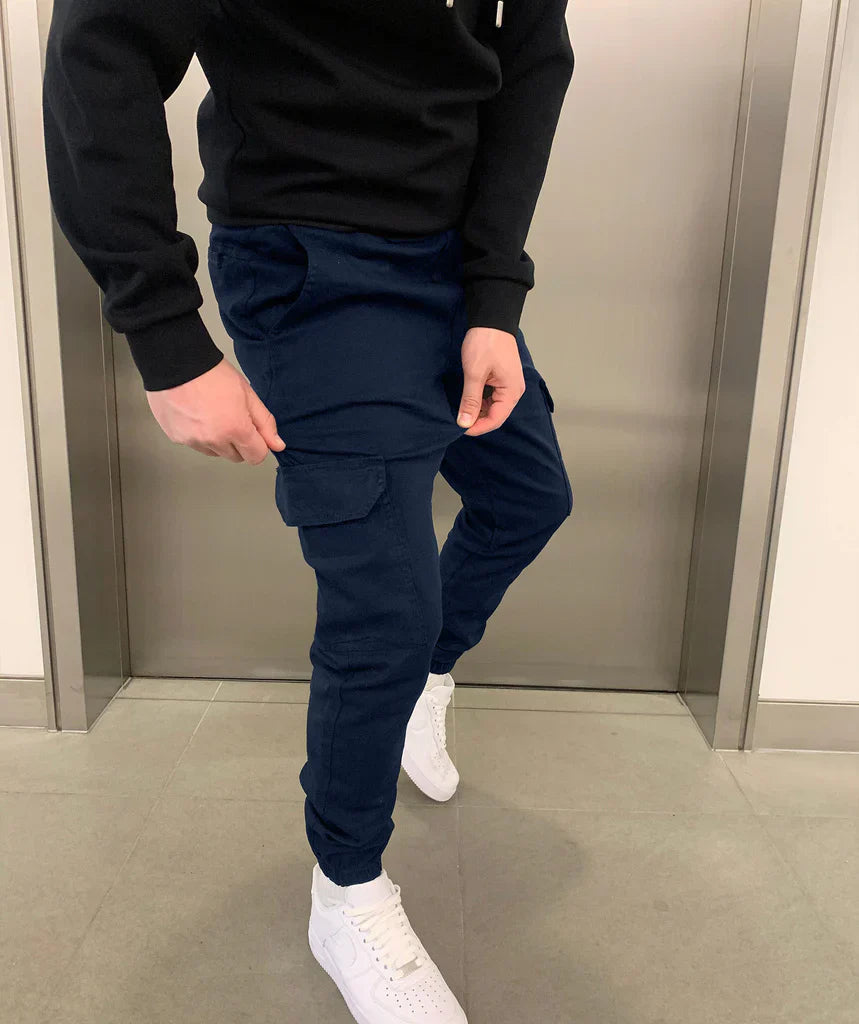 Pantaloni cargo jogger aderenti da uomo di alta qualità - stile e comfort