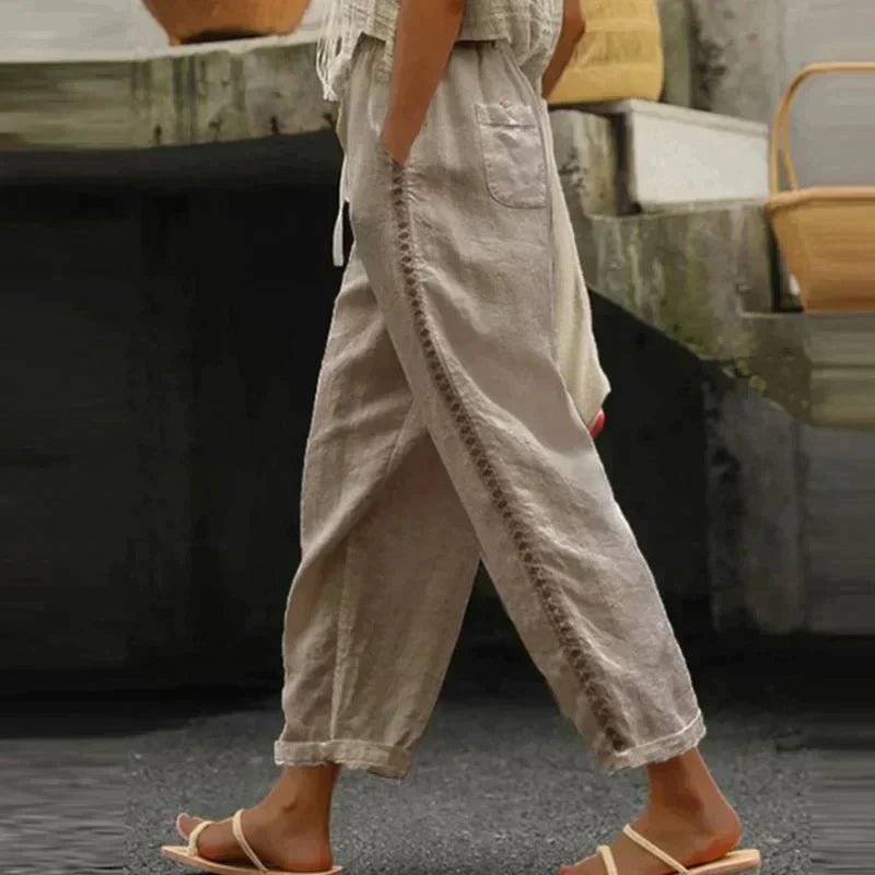 Pantaloni casual da donna dal design versatile