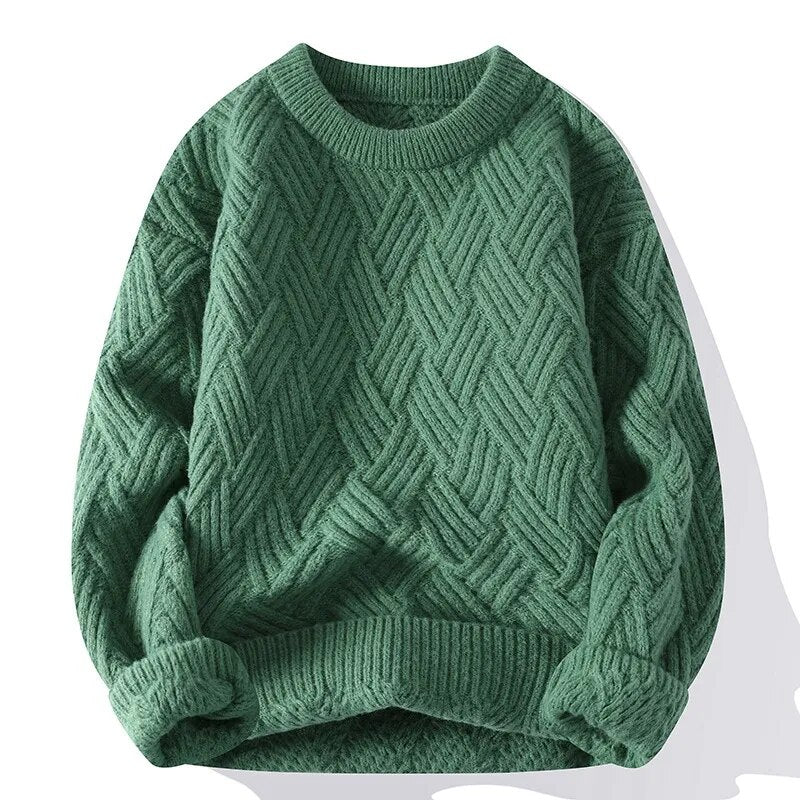 Maglione vintage da uomo - Maglione retrò caldo ed elegante