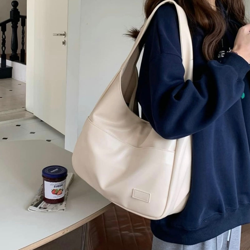 Borsa a tracolla elegante e spaziosa in pelle premium da donna - Resistente