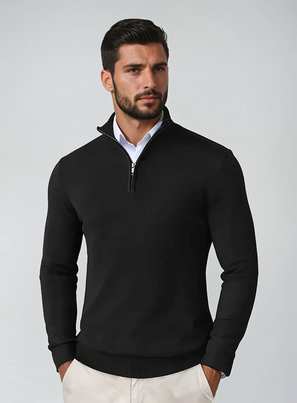 Premium | Pullover da uomo con zip
