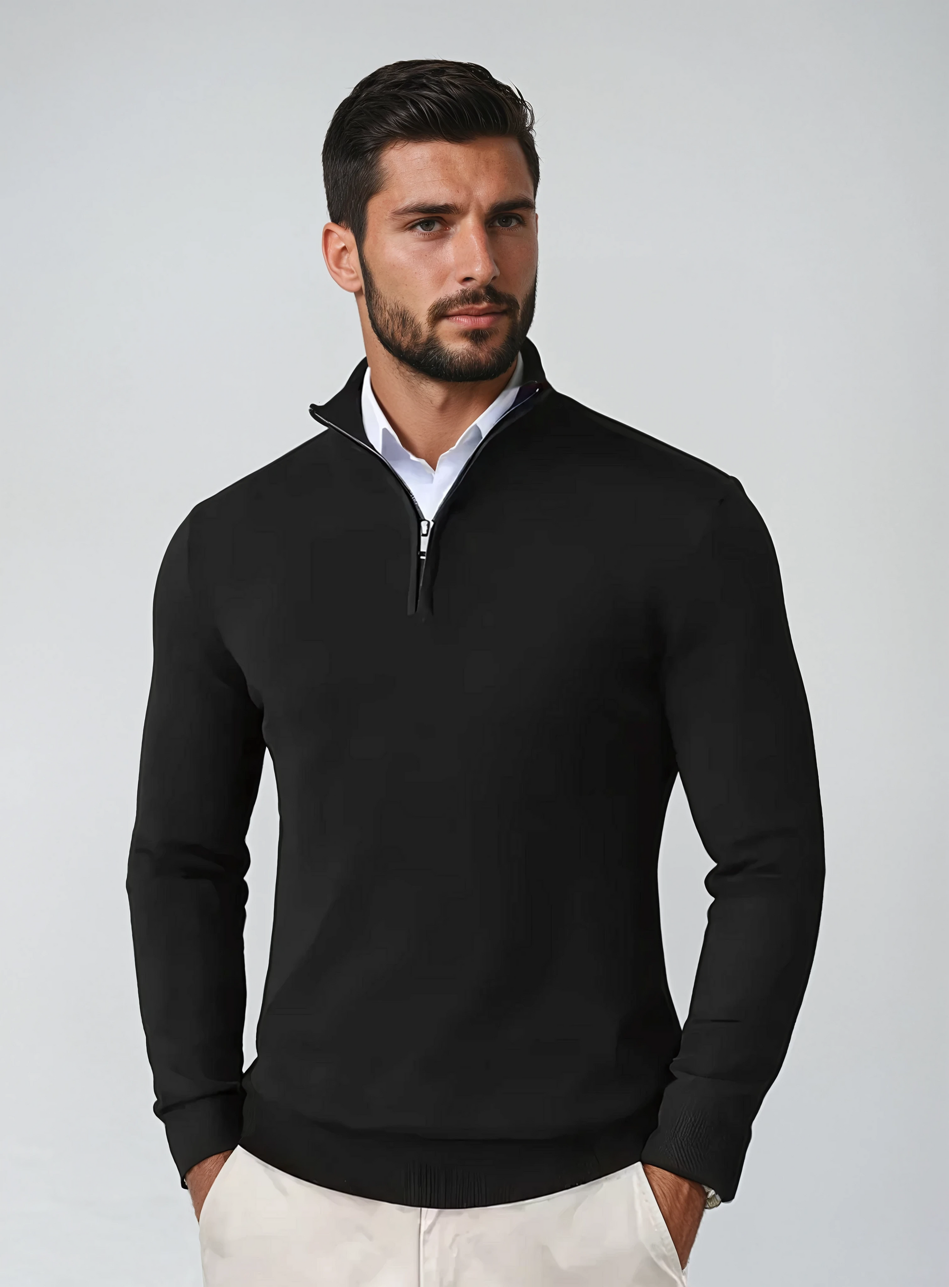 Premium | Pullover da uomo con zip