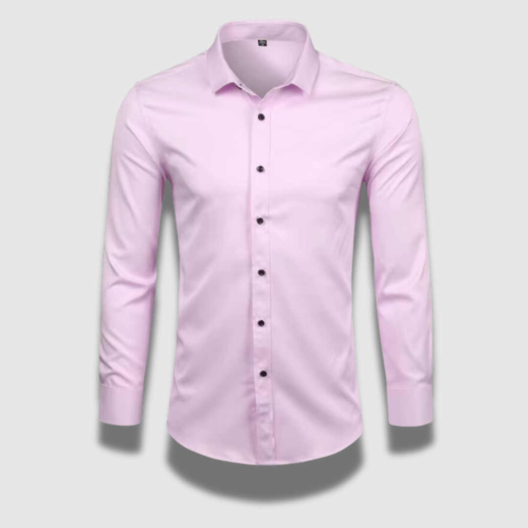 Camicia formale elasticizzata da uomo senza rughe Premium