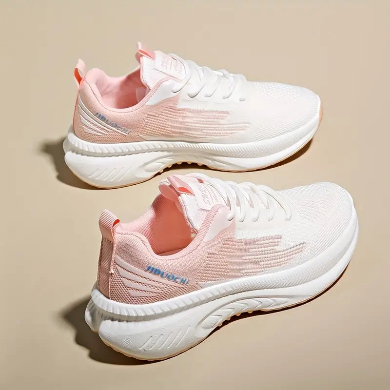 Sneakers ortopediche traspiranti rosa da donna - Comfort, leggerezza, supporto
