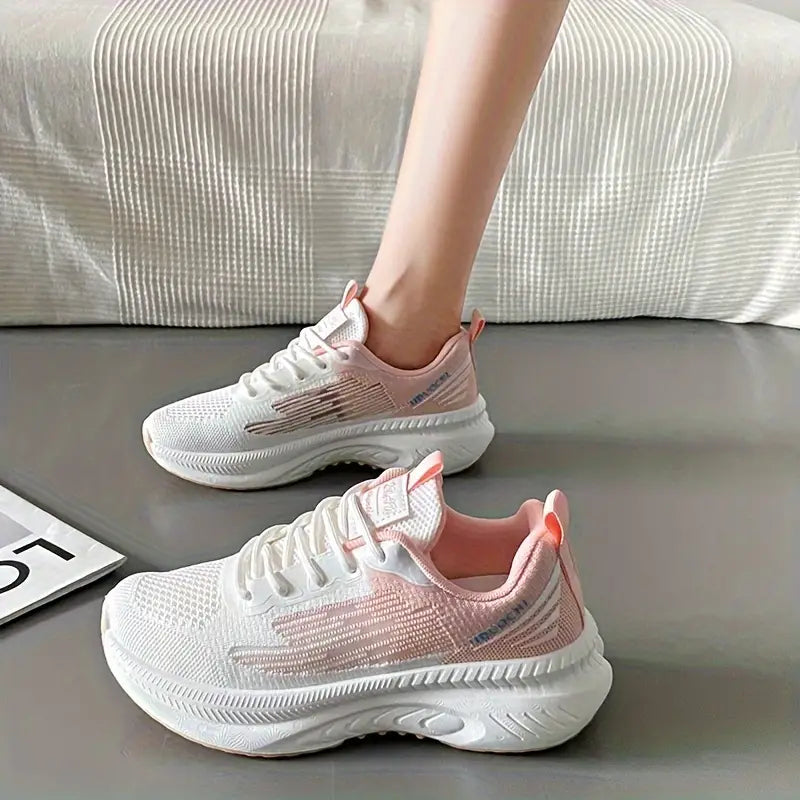 Sneakers ortopediche traspiranti rosa da donna - Comfort, leggerezza, supporto