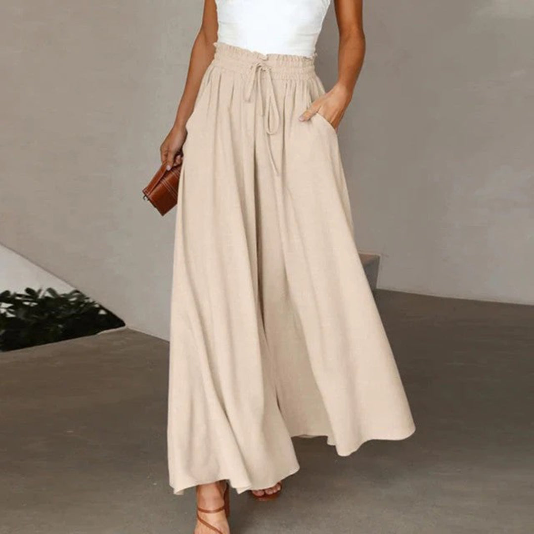 Pantaloni eleganti palazzo da donna