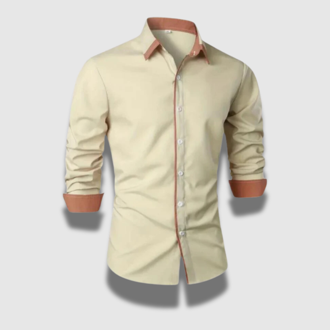 Camicia da uomo premium leggera e traspirante con bottoni