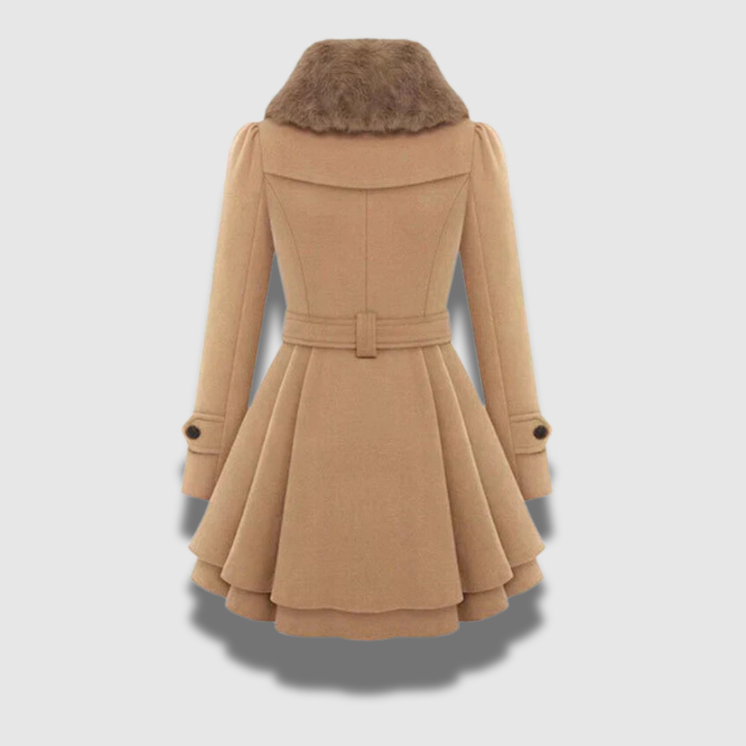 Cappotto trench lungo ed elegante da donna di qualità superiore