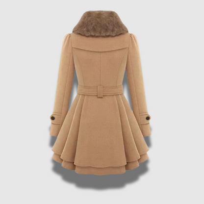 Cappotto trench lungo ed elegante da donna di qualità superiore