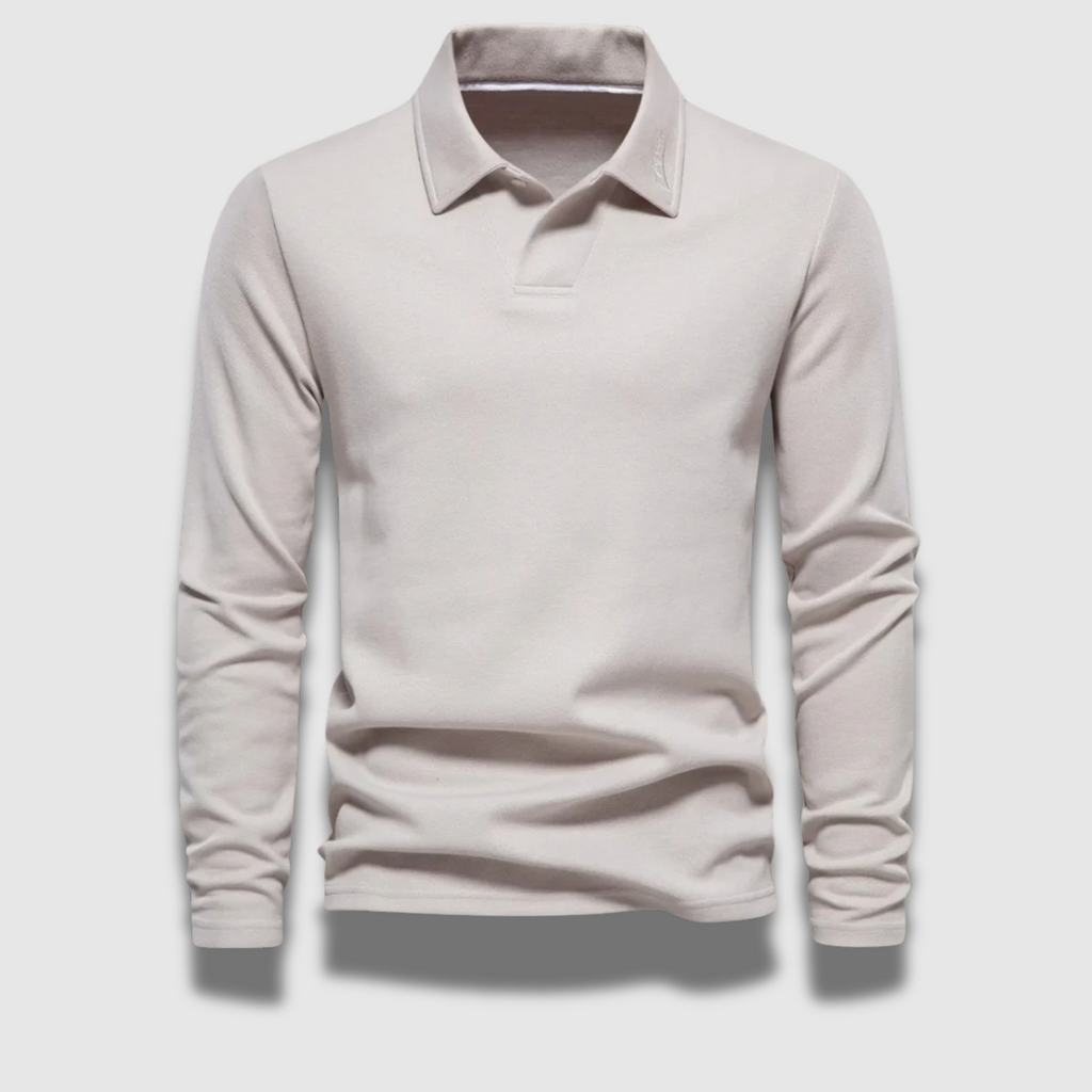 Polo a maniche lunghe Refined Premium da uomo