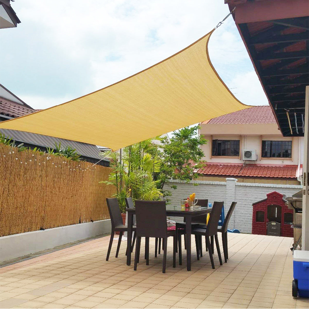 Telo ombreggiante di lusso | Impermeabile e protettivo, decorativo per il tuo balcone o terrazza!