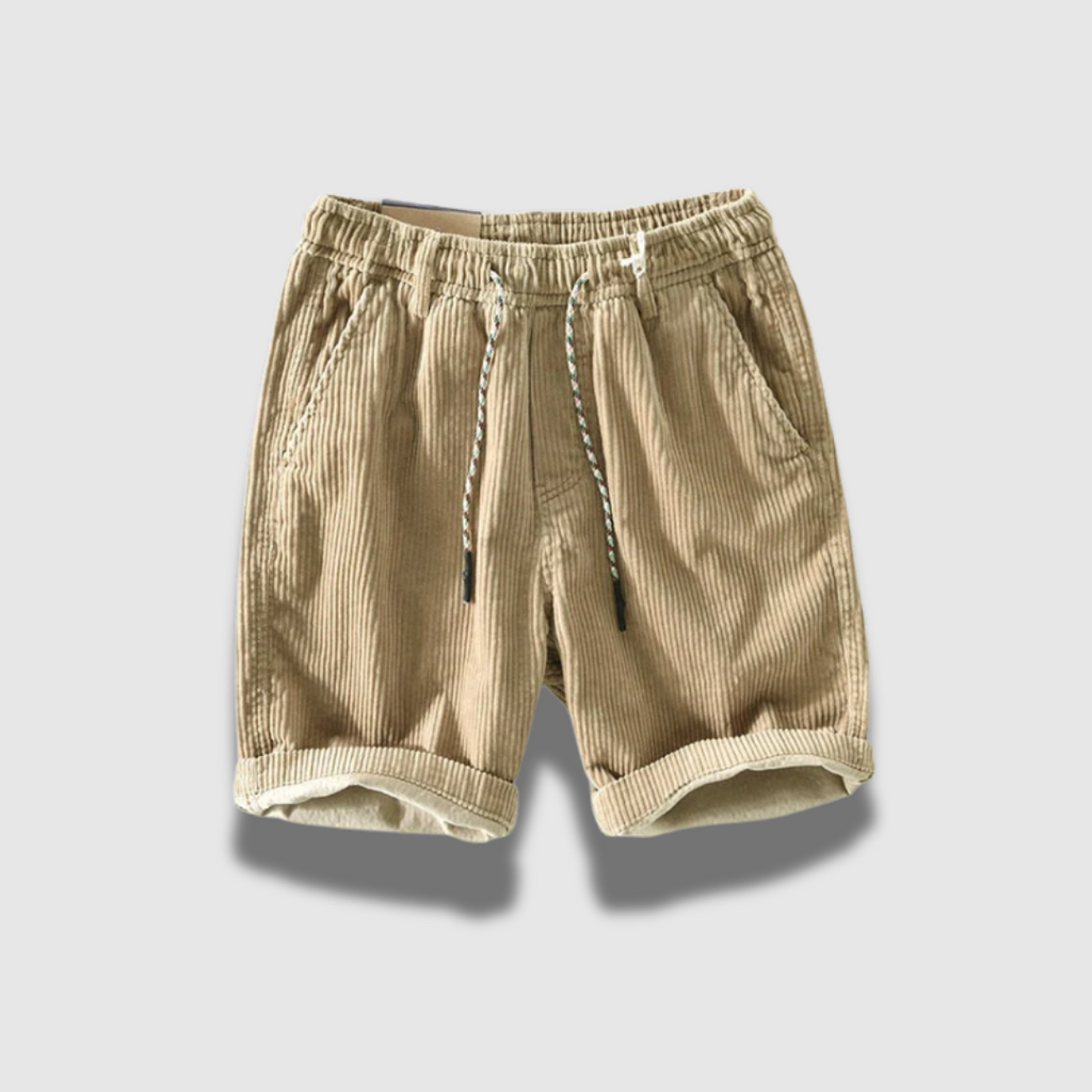 Pantaloncini da uomo in velluto a coste Premium, morbidi e traspiranti