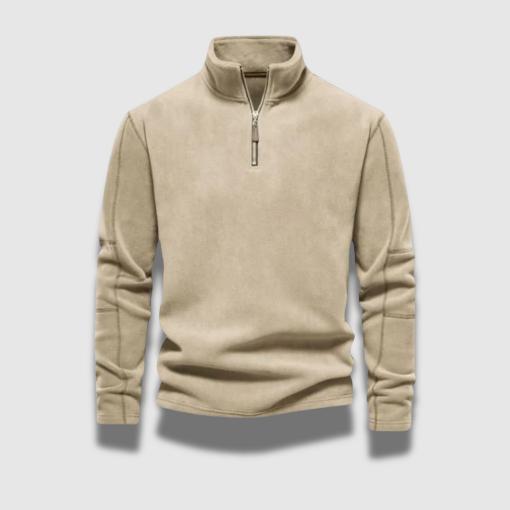 Maglione invernale moderno e morbido in pile da uomo