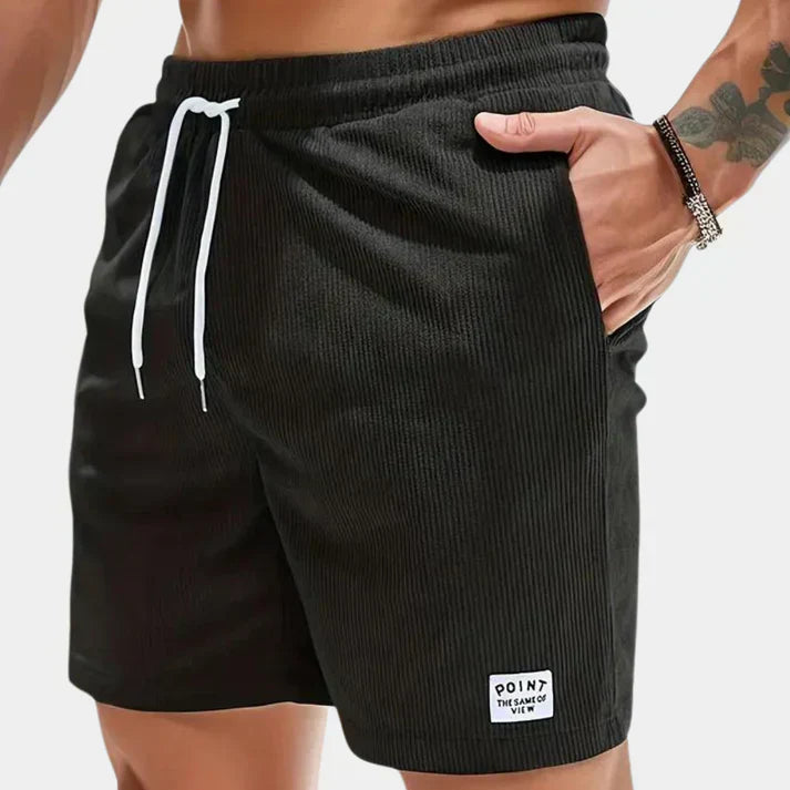 Pantaloncini da uomo in velluto leggero e casual