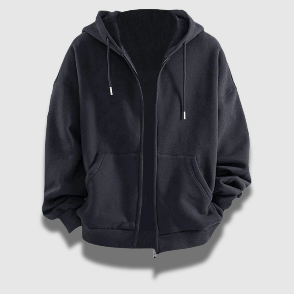 Felpa con cappuccio Premium Classic Full Zip da uomo