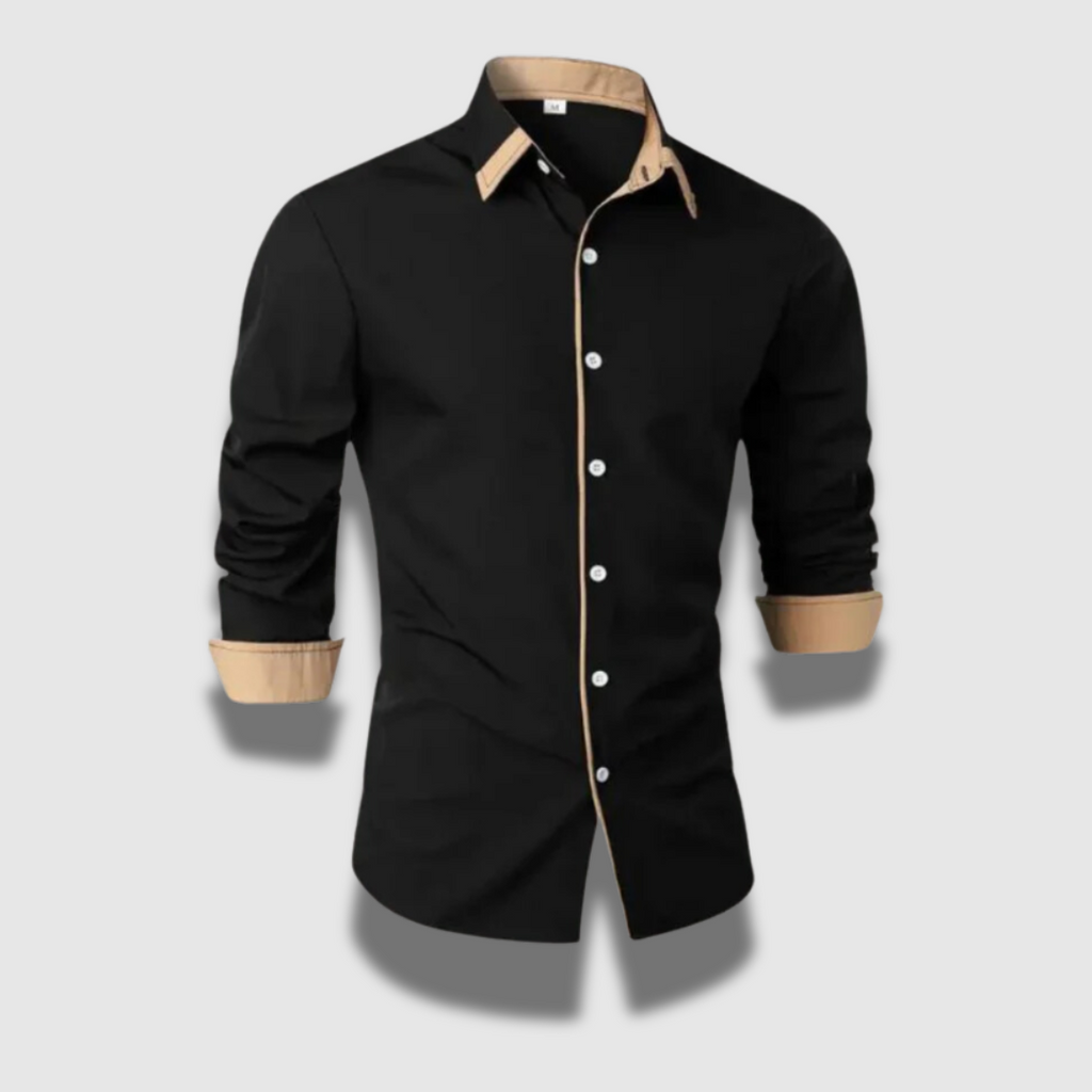 Camicia da uomo premium leggera e traspirante con bottoni