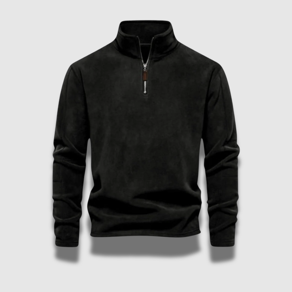 Maglione invernale moderno e morbido in pile da uomo