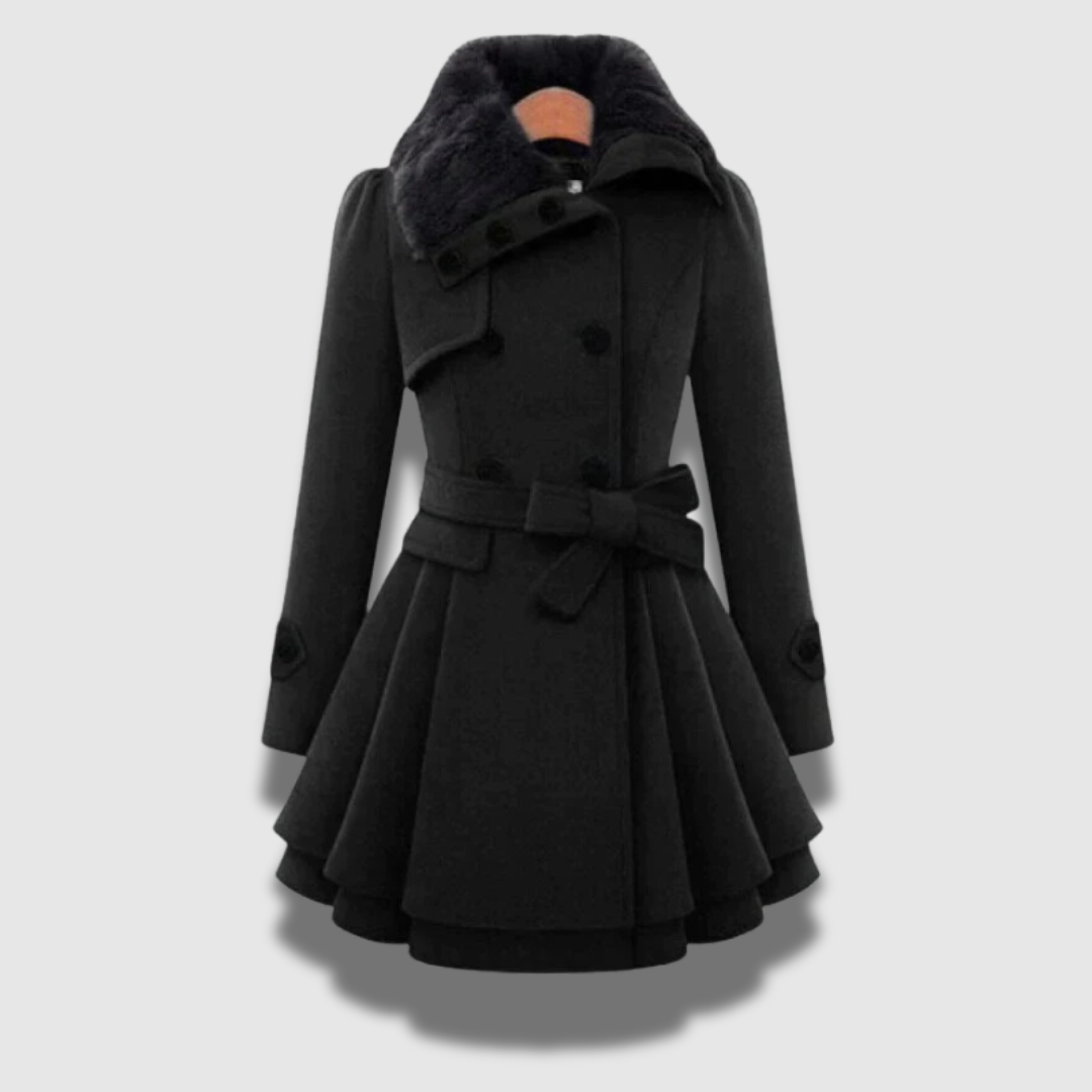 Cappotto trench lungo ed elegante da donna di qualità superiore