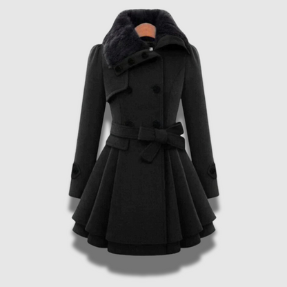 Cappotto trench lungo ed elegante da donna di qualità superiore
