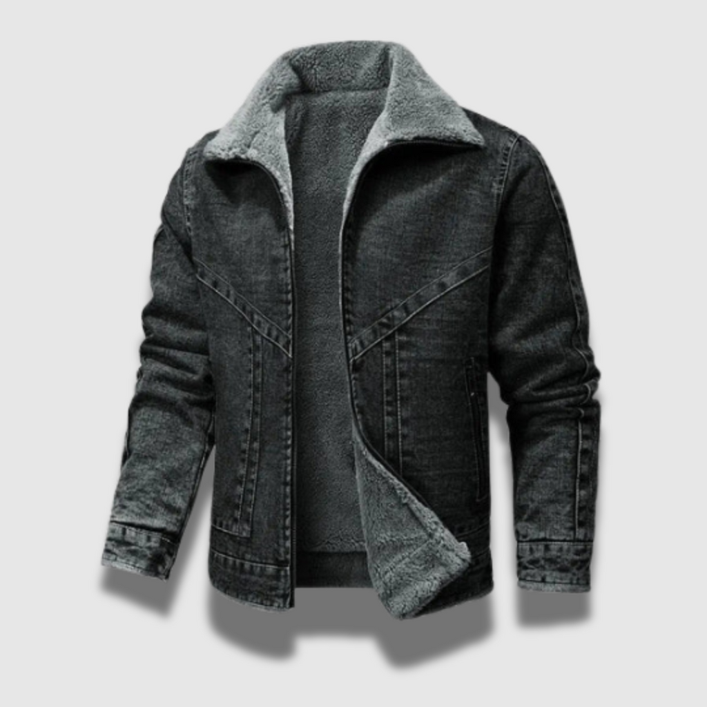 Giacca in denim da uomo premium e resistente