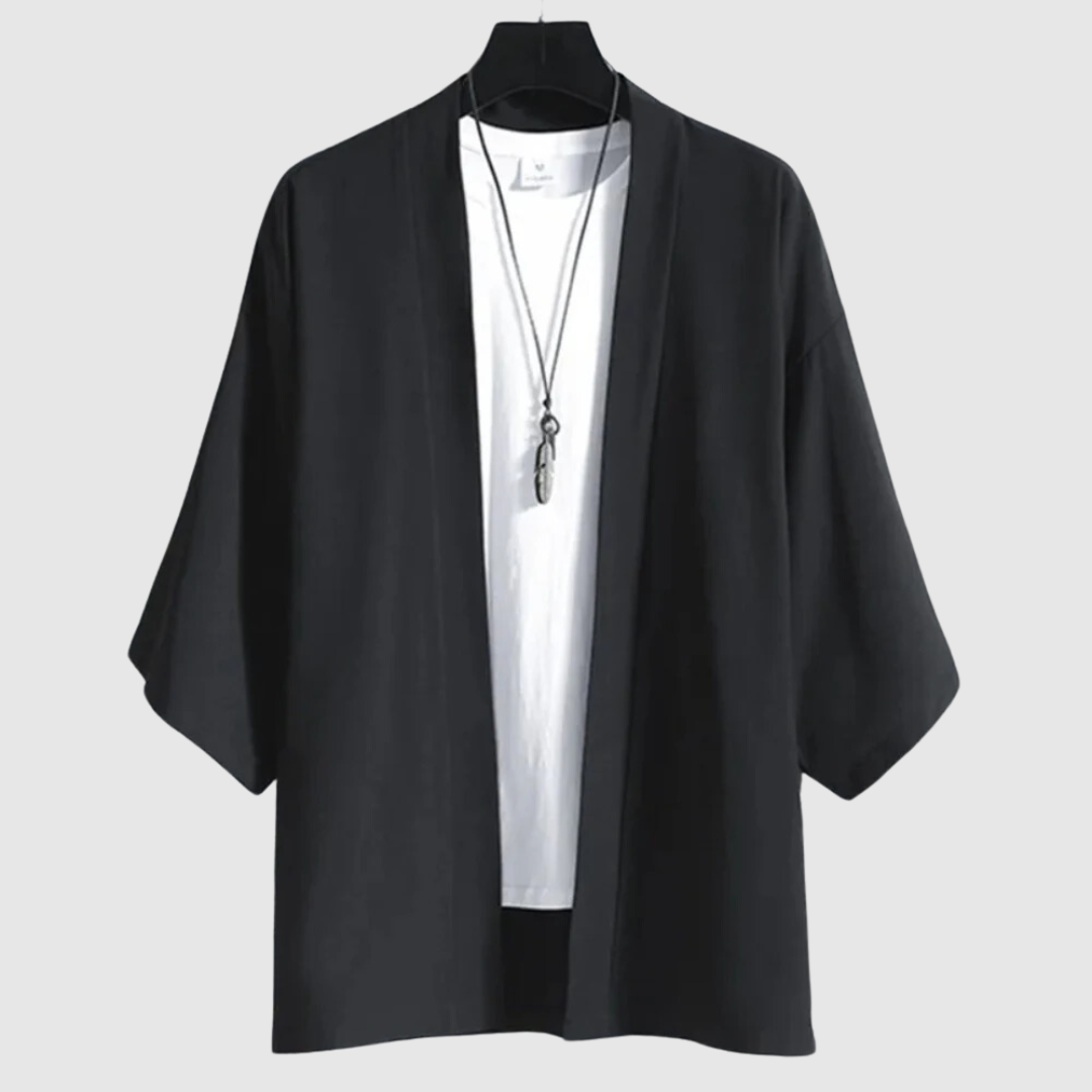 Mænds Premium Letvægts Afslappet Pasform Kimono
