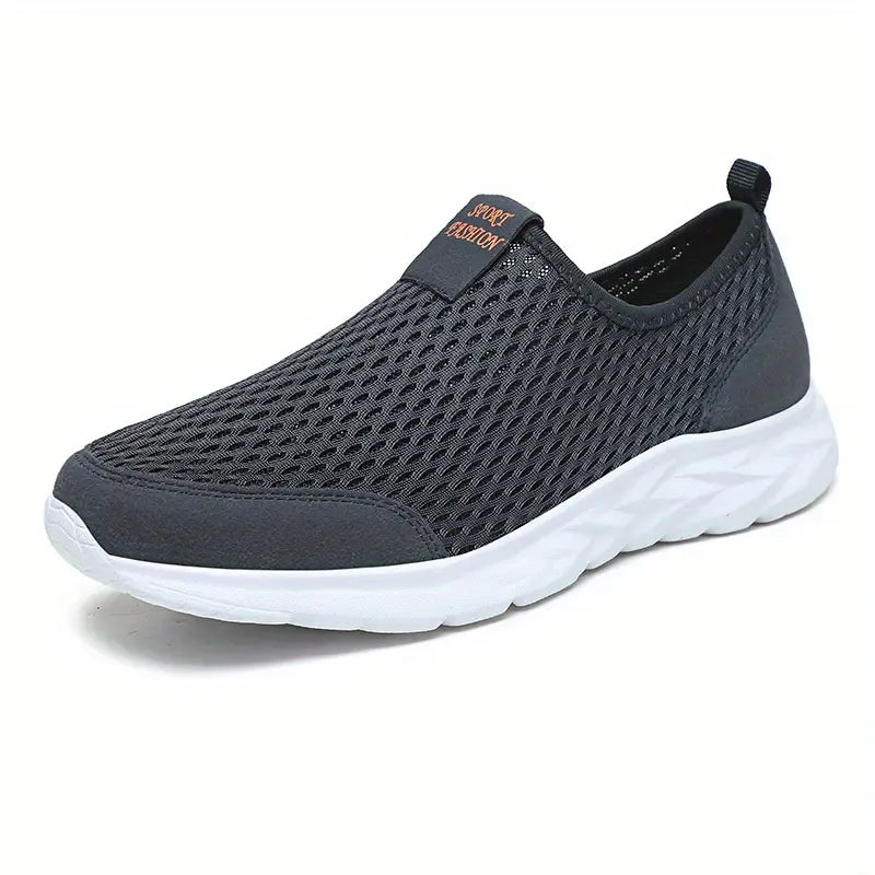 Sneakers ortopediche blu da uomo senza lacci - leggere e traspiranti