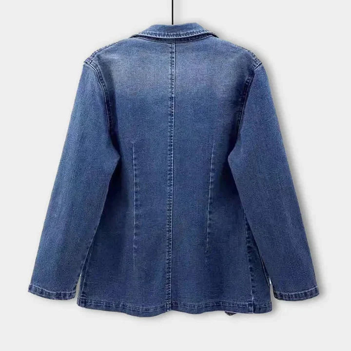 Blazer elegante in denim da donna