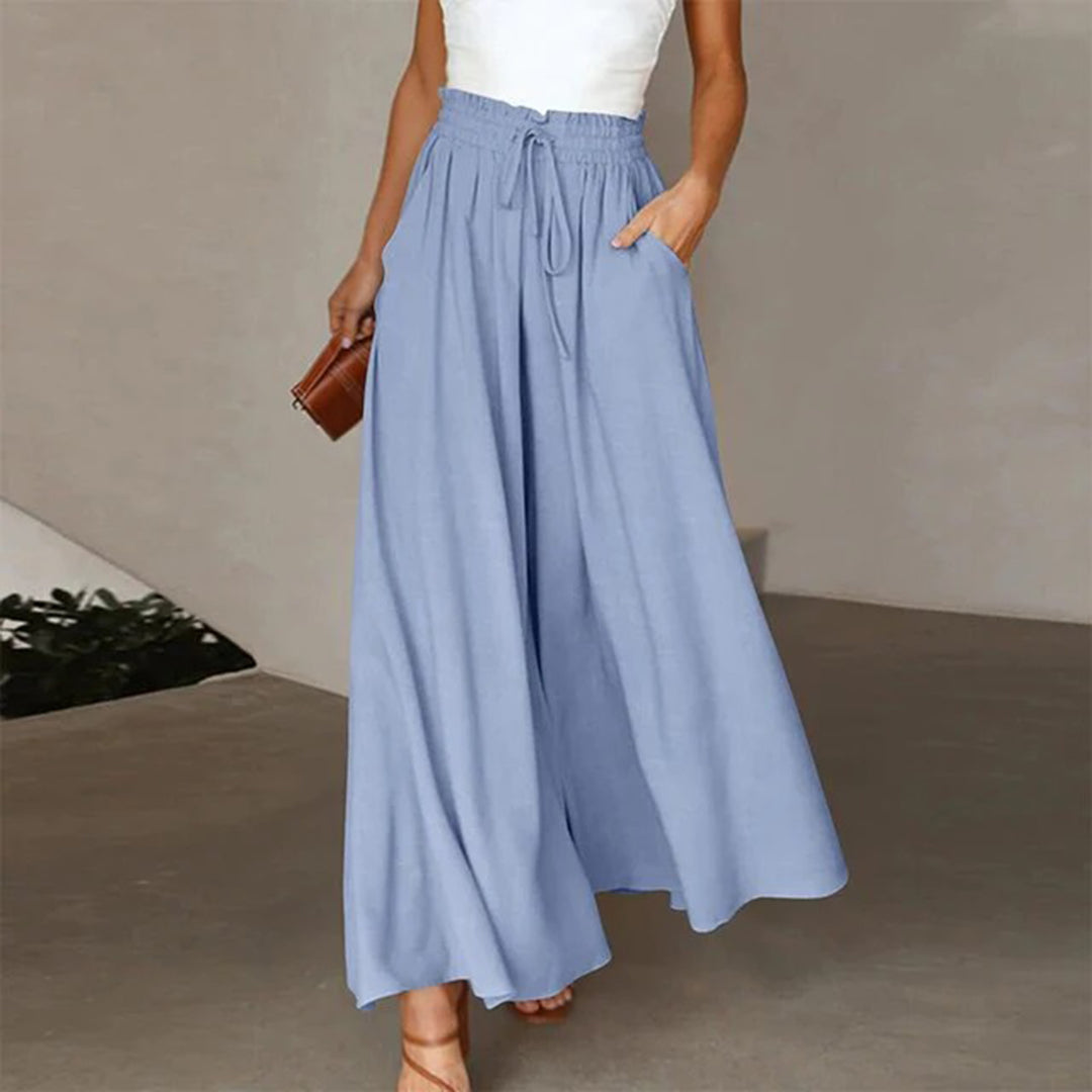 Pantaloni eleganti palazzo da donna