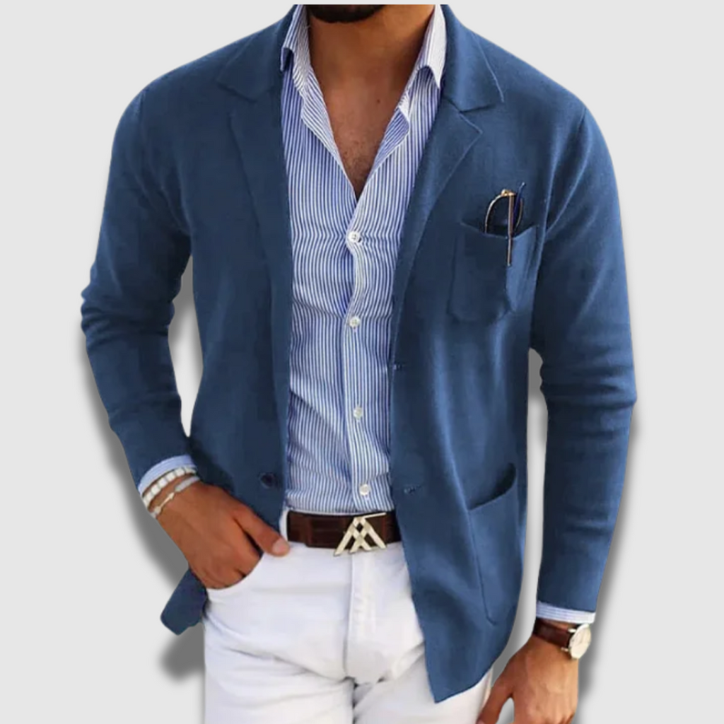Blazer da uomo classico Premium sartoriale comodo formale