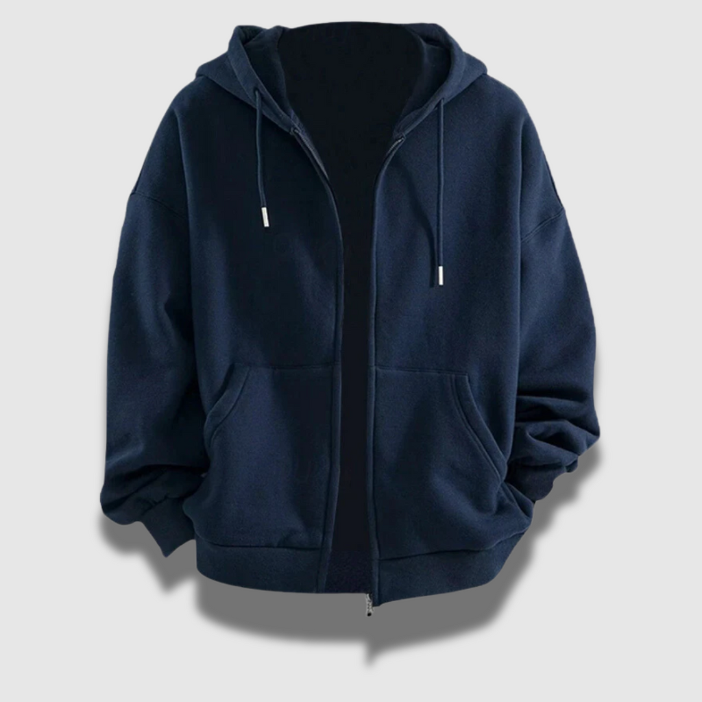 Felpa con cappuccio Premium Classic Full Zip da uomo