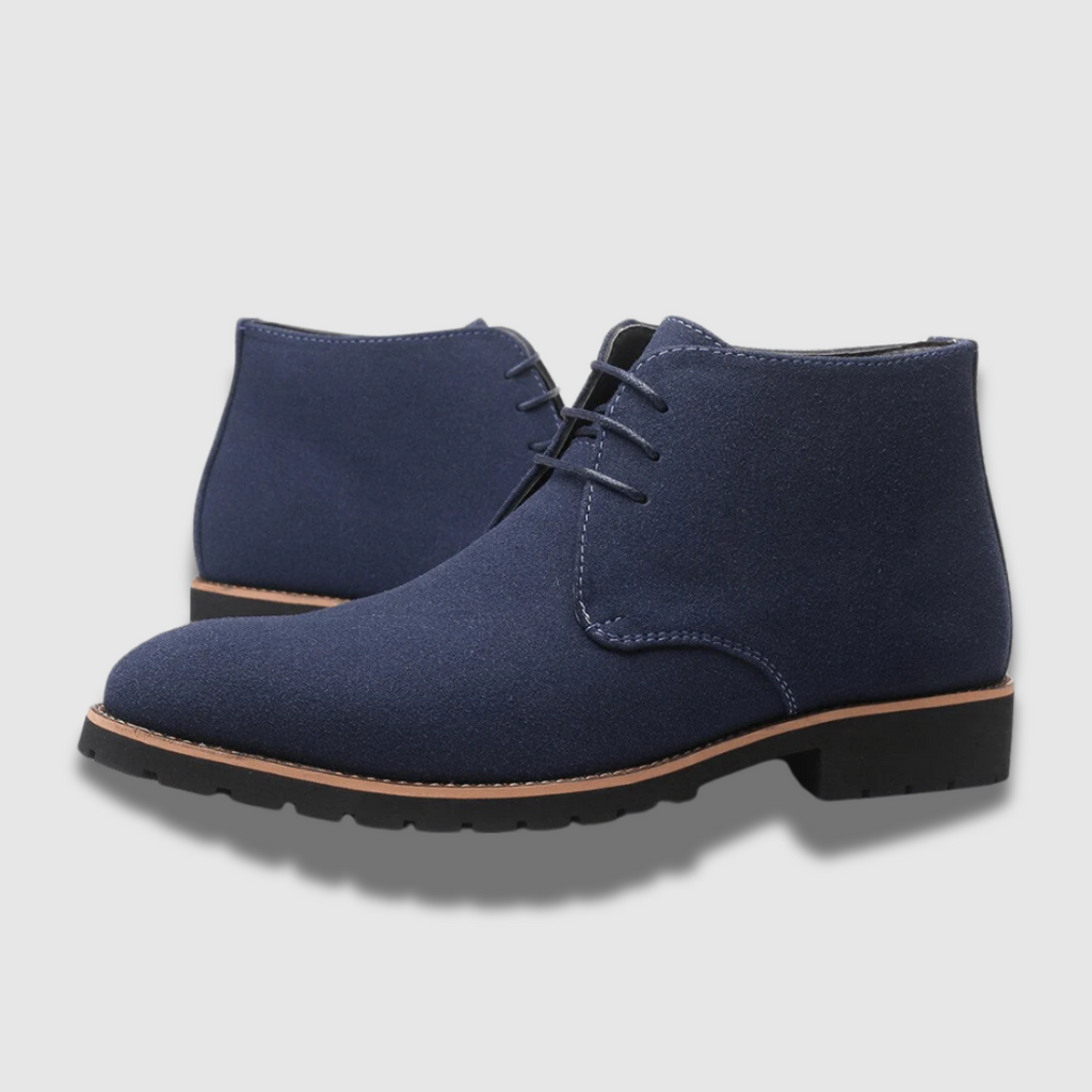Scarpe classiche scamosciate sofisticate e resistenti da uomo