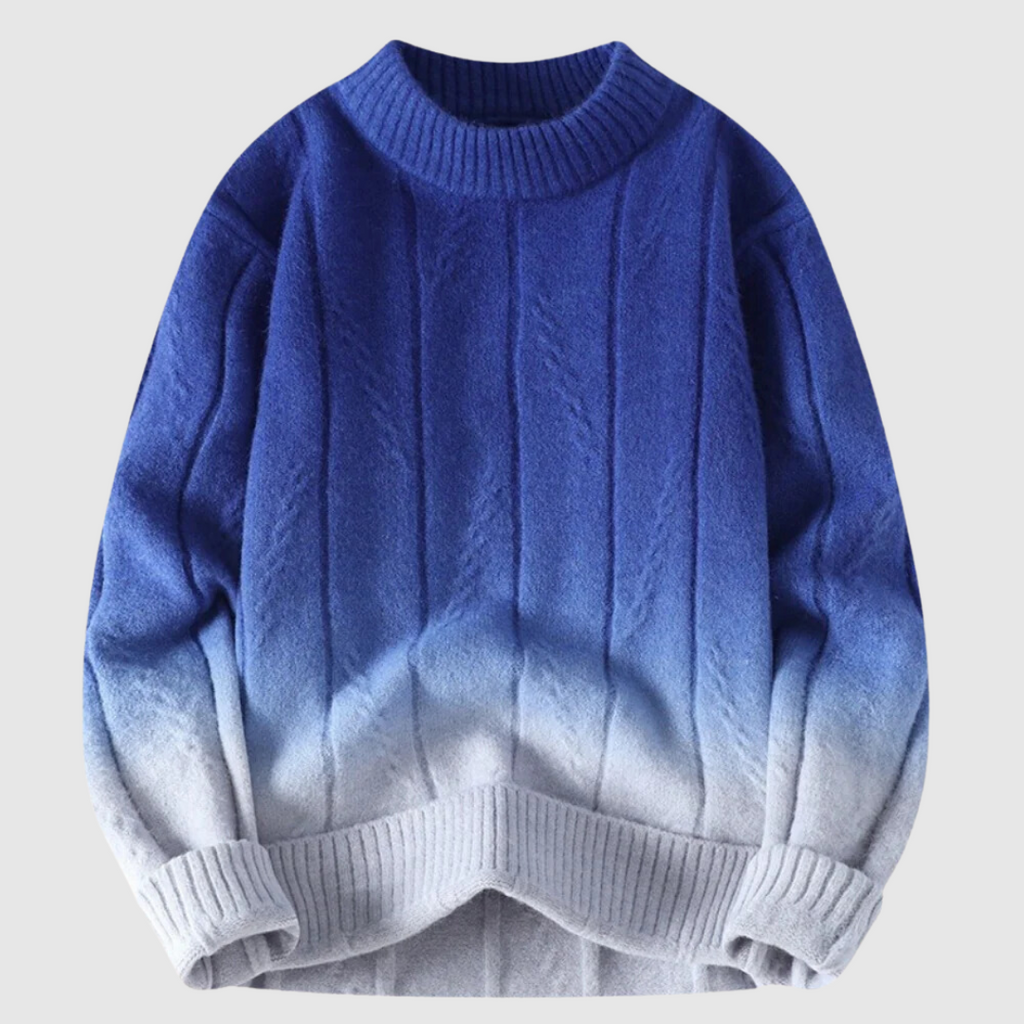 Maglione da uomo Premium, morbido e confortevole, con motivo a gradi