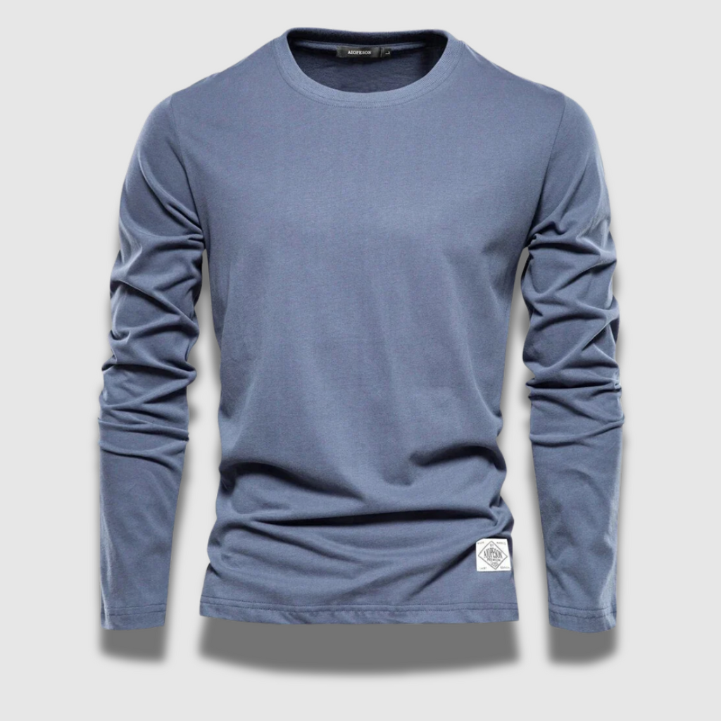 Maglietta a maniche lunghe elegante e casual da uomo