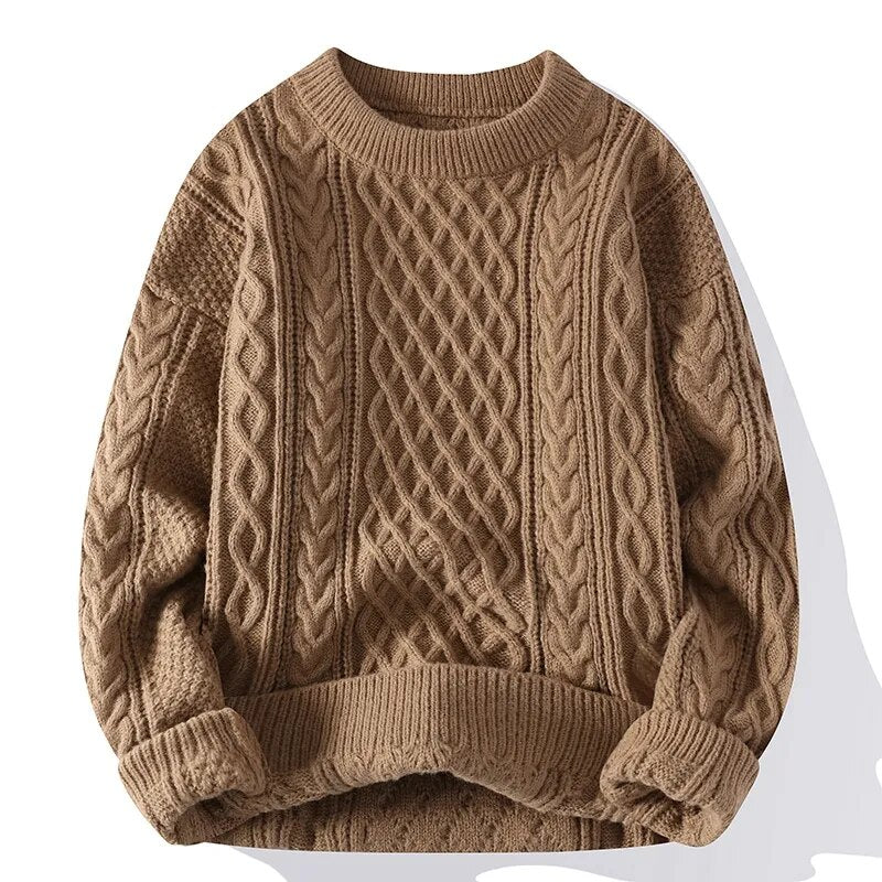 Maglione vintage da uomo - Maglione retrò caldo ed elegante