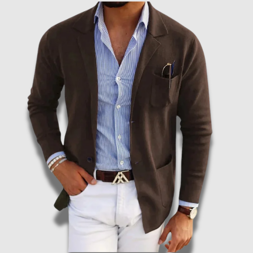 Blazer da uomo classico Premium sartoriale comodo formale