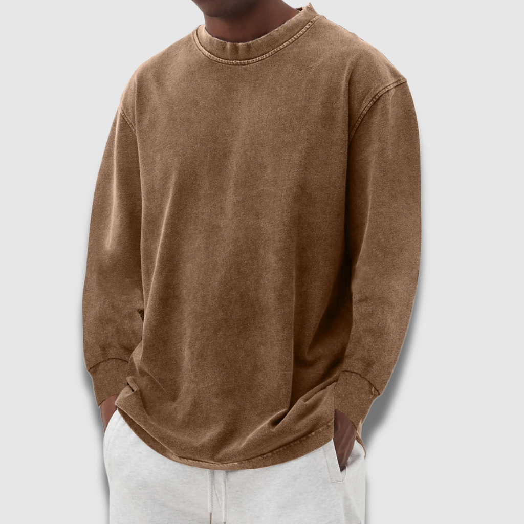 Felpa uomo Premium Classic a maniche lunghe